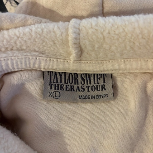 Taylor Swift Eras Tour Cream Hoodie - Size XL - Picture 3 of 3